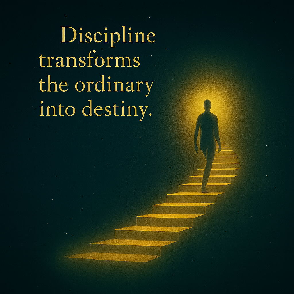 Discipline: the key that unlocks your destiny discipline
